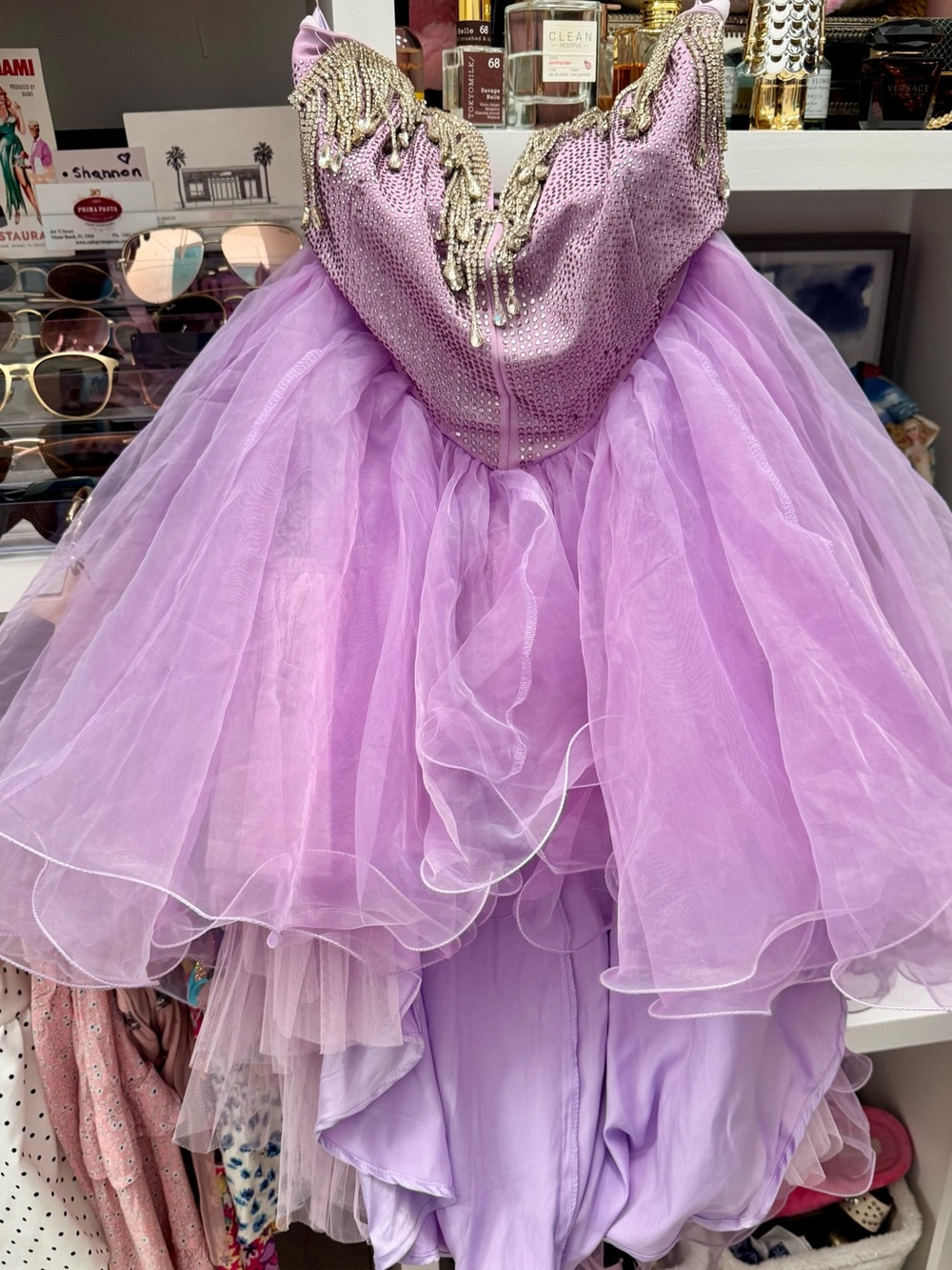 Akira Bling Tulle Princess Dress